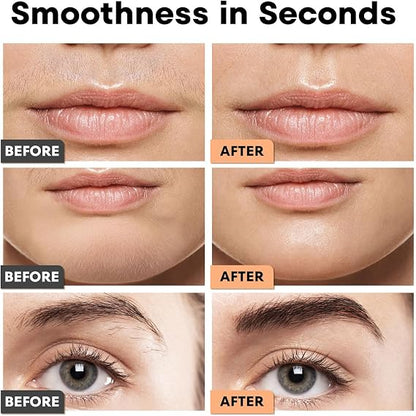 2-in-1 Eyebrow Trimmer & Facial Hair Remover | Painless Brow Shaver